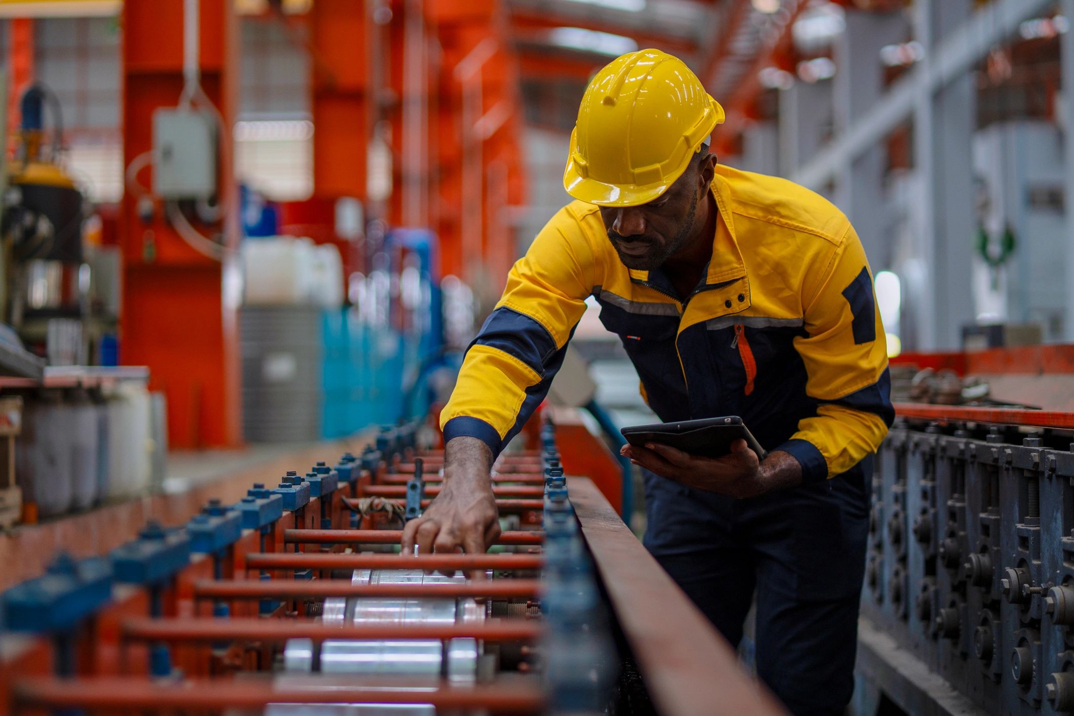 Technician representing project delivery expertise