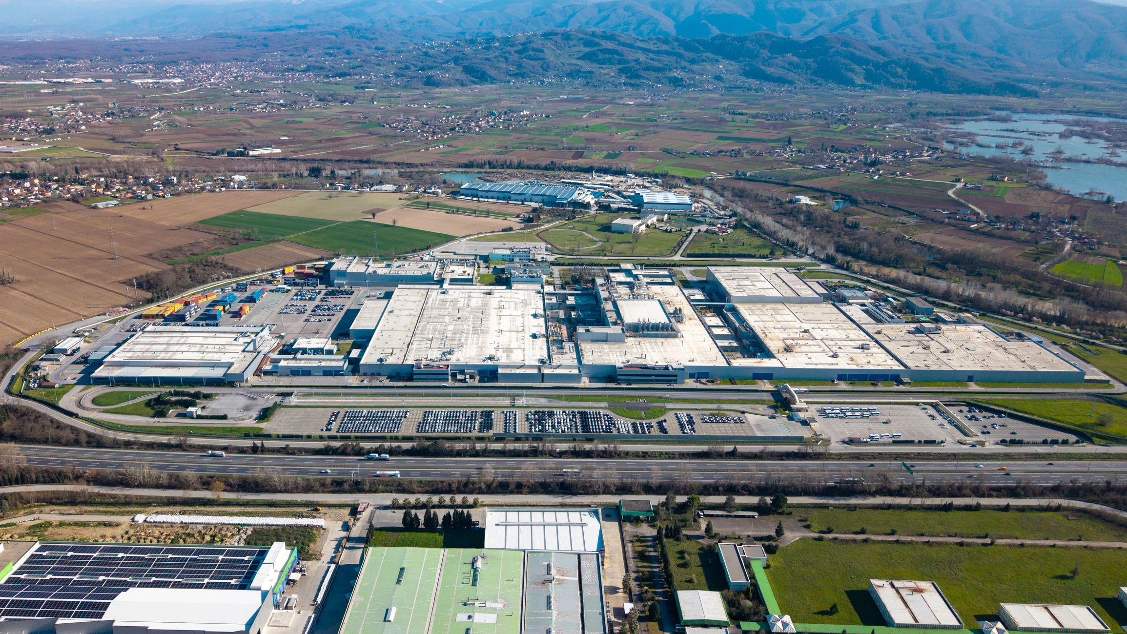Industrial facility representing integrated building systems